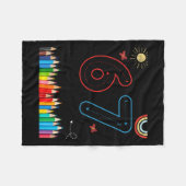 67 Tracing Funny Meme Elementary School Teachers  Fleecedecke (Vorderseite (Horizontal))