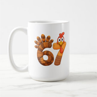 67 Truthahn Erntedankfest lustig Kaffeetasse