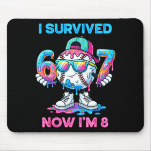 67 überlebt 8 Jahre alte Baseball-Jungen Sport Kin Mousepad