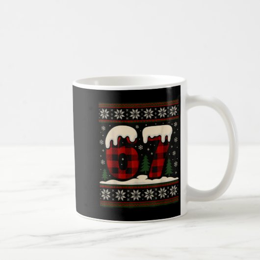 67 Ugly Christmas Design Party For Holiday Fun Kaffeetasse (Rechts)