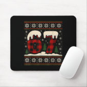 67 Ugly Christmas Design Party For Holiday Fun Mousepad (Mit Mouse)