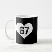 67 Valentine Funny Six Seven 6 7 Meme Gen Alpha Sl Kaffeetasse (Links)