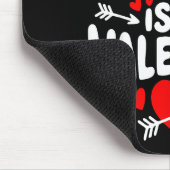 67 Valentine’s Day Meme 67th Birthday 6 7 Valentin Mousepad (Ecke)