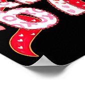 67 Valentine Vibes Coquette Bow Girl Poster (Ecke)