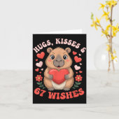 67 Valentinstag Capybara-Wünsche Süße Meme-Herzen  Karte (Gelbe Blume)