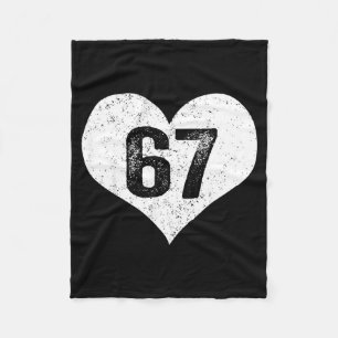 67 Valentinstag Lustig Six Seven 6 7 Meme Gen Alph Fleecedecke