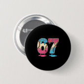 67 Verkauf von Eis Tropfen Meme Six Seven Gen Alph Button (Vorne & Hinten)