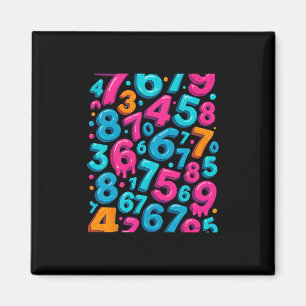 67 Versteckter Meme Trend Gen Z Alpha Six Seven 6  Magnet