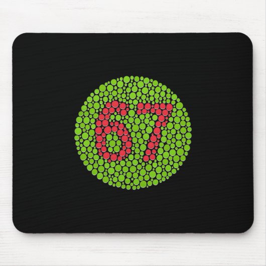 67 Versteckter Meme Trend Gen Z Alpha Six Seven 6 Mousepad (Vorne)