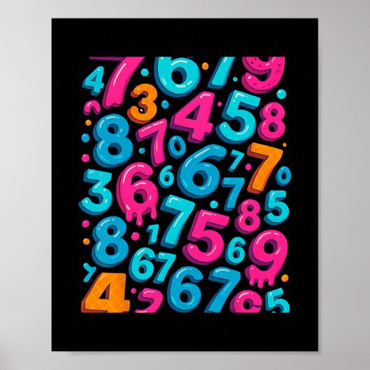 67 Versteckter Meme-Trend Gen Z Alpha Six Seven 6 Poster (Vorne)