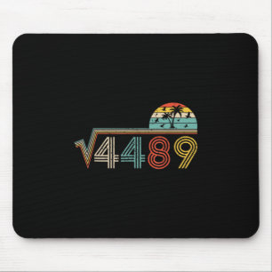 67 Vintage Meme Quadratwurzel 4489 Slang Mathe-Leh Mousepad