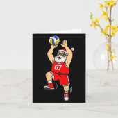 67 Volleyball Santa Six Seven Meme Christmas Srt M Karte (Gelbe Blume)
