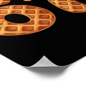 67 Waffles Meme Funny Six Seven Slang Poster (Ecke)