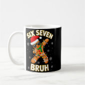 67 Weihnachten 6 7 Meme Lebkuchenmann Xmas Pyjama Kaffeetasse (Links)