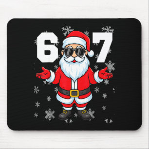 67 Weihnachten 6 7 Meme Schlafanzug 67 Bruh Slang Mousepad