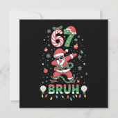 67 Weihnachten Bruh 6 7 Lustiges Meme Santa Dabbin (Vorderseite)