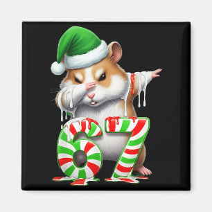 67 Weihnachten Lustig 67 Brainrot Jugend Kinder Ha Magnet