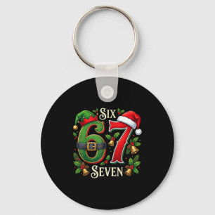 67 Weihnachten Lustig 6 7 Meme Sechs Sieben Xmas J Schlüsselanhänger