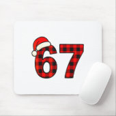 67 Weihnachten Lustig Sechs Sieben Meme Brainrot K Mousepad (Mit Mouse)