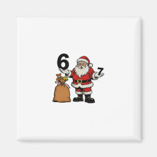 67 Weihnachten Lustig Sechs Sieben Meme Brainrot S Magnet