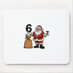 67 Weihnachten Lustig Sechs Sieben Meme Brainrot W Mousepad