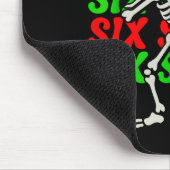 67 Weihnachten Lustig Six Seven Meme Brainrot Dabb Mousepad (Ecke)