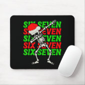 67 Weihnachten Lustig Six Seven Meme Brainrot Dabb Mousepad (Mit Mouse)