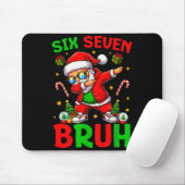 67 Weihnachten Lustig Six Seven Meme Brainrot Sant Mousepad (Mit Mouse)