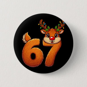 67 Weihnachten Lustiges Rentier Bruh Meme Pyjama D Button