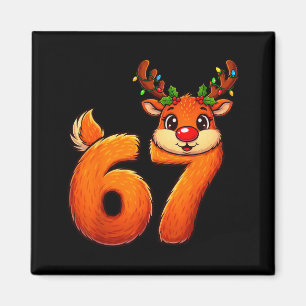 67 Weihnachten Lustiges Rentier Bruh Meme Pyjama F Magnet