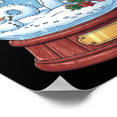 67 Weihnachten Schneekugel Funny Six Seven Meme  Poster (Ecke)