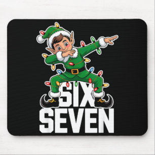 67 Weihnachten Six Seven 6 7 Meme Lustiger Dabbing Mousepad