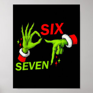 67 Weihnachten Trending Meme Sagen 6 7 Meme Kostüm Poster
