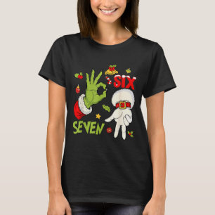 67 Weihnachten Trending Meme Sagen 6 7 Meme Kostüm T-Shirt