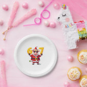 67 Weihnachts Einhorn 6 7 Meme für Mädchen Kinder  Pappteller (Party)