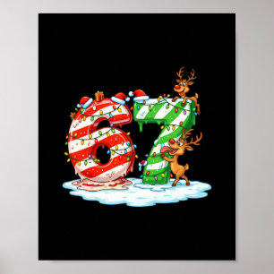 67 Weihnachts-Meme 6 7 Zahlen Sechs Sieben Gen Z A Poster