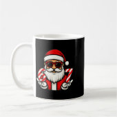 67 Weihnachts-Meme sechs lustige Santa  Kaffeetasse (Links)