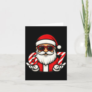 67 Weihnachts-Meme Sechs lustige Santa Karte