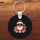 67 Weihnachts-Meme Sechs lustige Santa Schlüsselanhänger (Vorderseite)