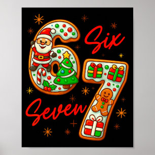 67 Weihnachts-Meme-Spruch 6 7 Meme-Kostüm Xmas Poster