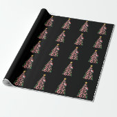 67 Weihnachtsbaum Candy Cane Urlaub Sechs Sieben  Geschenkpapier (Ungerollt)