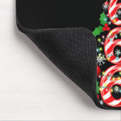 67 Weihnachtsbaum Candy Cane Urlaub Sechs Sieben M Mousepad (Ecke)