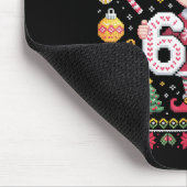 67 Weihnachtself hässlicher Pullover süß 6 7 Meme Mousepad (Ecke)
