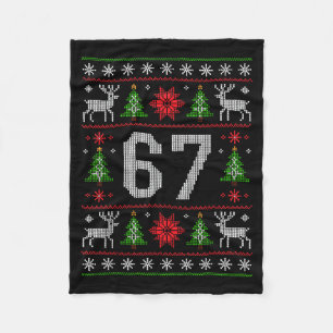 67 Weihnachtskostüm-Pyjamas Xmas-Feiertags-Nummer Fleecedecke