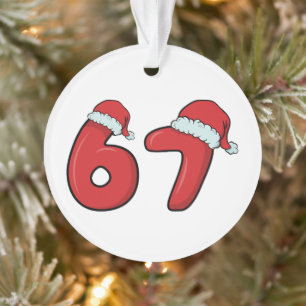 67 Weihnachtsmann-Hut-Christmas-Ornament  Ornament