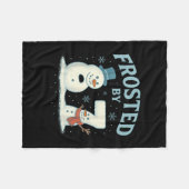 67 Weihnachtsmann Schneemann 6 7 Internet Meme Wei Fleecedecke (Vorderseite (Horizontal))