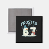 67 Weihnachtsmann Schneemann 6 7 Internet Meme Wei Magnet (Vorderseite/Rückseite)