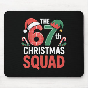 67. Weihnachtstrupp – Süße Weihnachtsmann-Elf-Zuck Mousepad