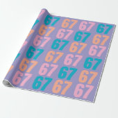 67 Wrapping Paper Geschenkpapier (Ungerollt)