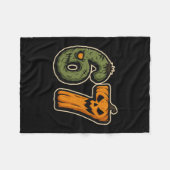 67 Zombie Pumpkin Six Sieben Halloween Meme Fleecedecke (Vorderseite (Horizontal))